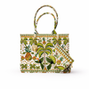 Book Tote Set - Key Charm & Matching Foldable Shopper