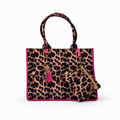 Book Tote Set - Key Charm & Matching Foldable Shopper