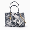 Book Tote Set - Key Charm & Matching Foldable Shopper